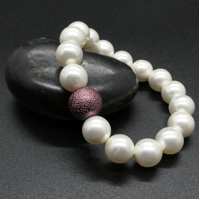 CITY STORM Dámsky náramok zo shell perál v kombinácii s korálkou 66888797