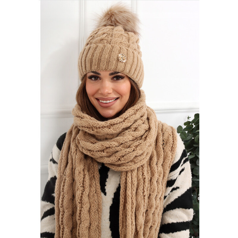 Fashionweek Dámsky set dámska čiapka a šál S2722 66464641