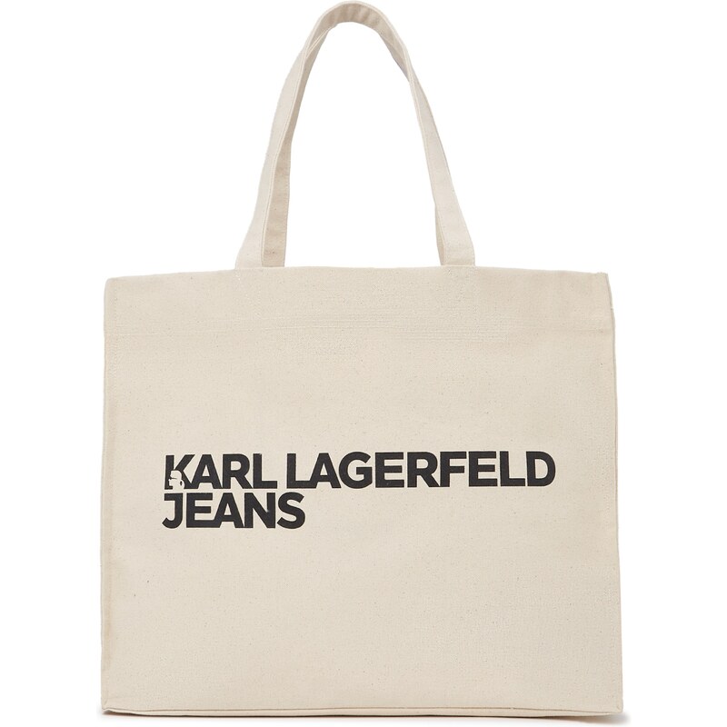 KARL LAGERFELD JEANS Shopper béžová / čierna 62269881