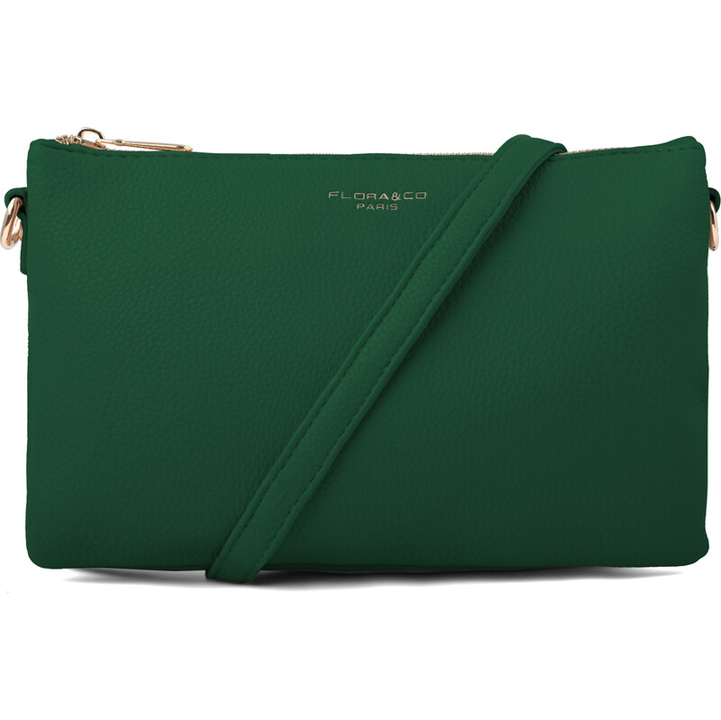 FLORA & CO Dámska crossbody kabelka 2388 Vert 66578404