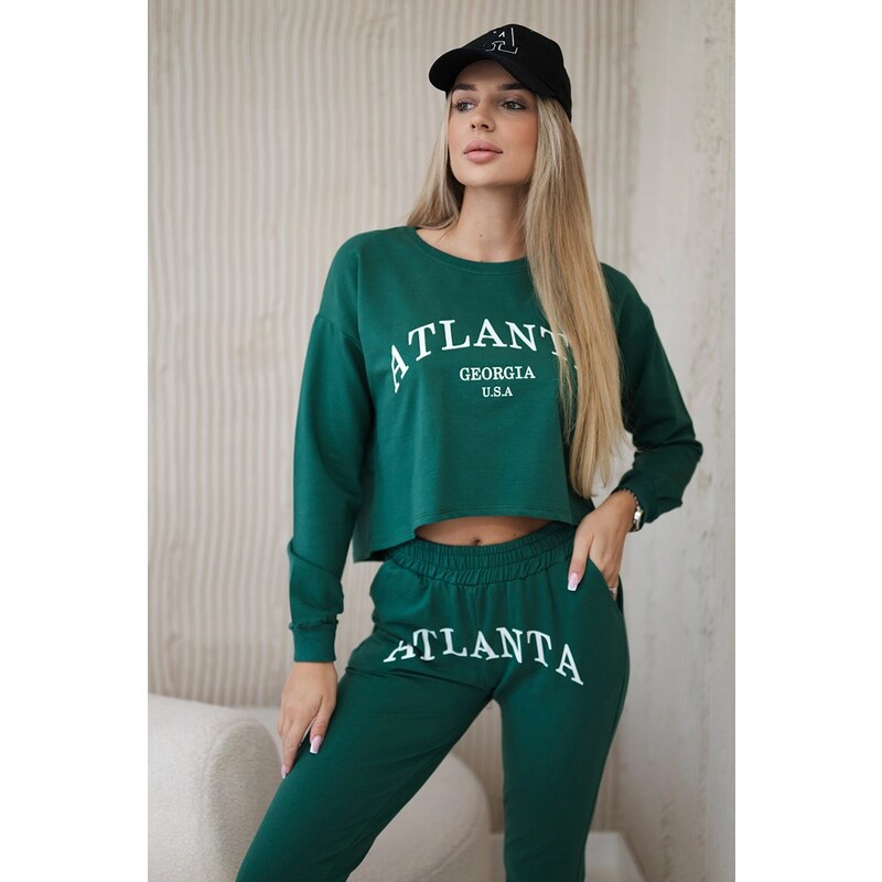 Kesi Set with green Atlanta print 60729714