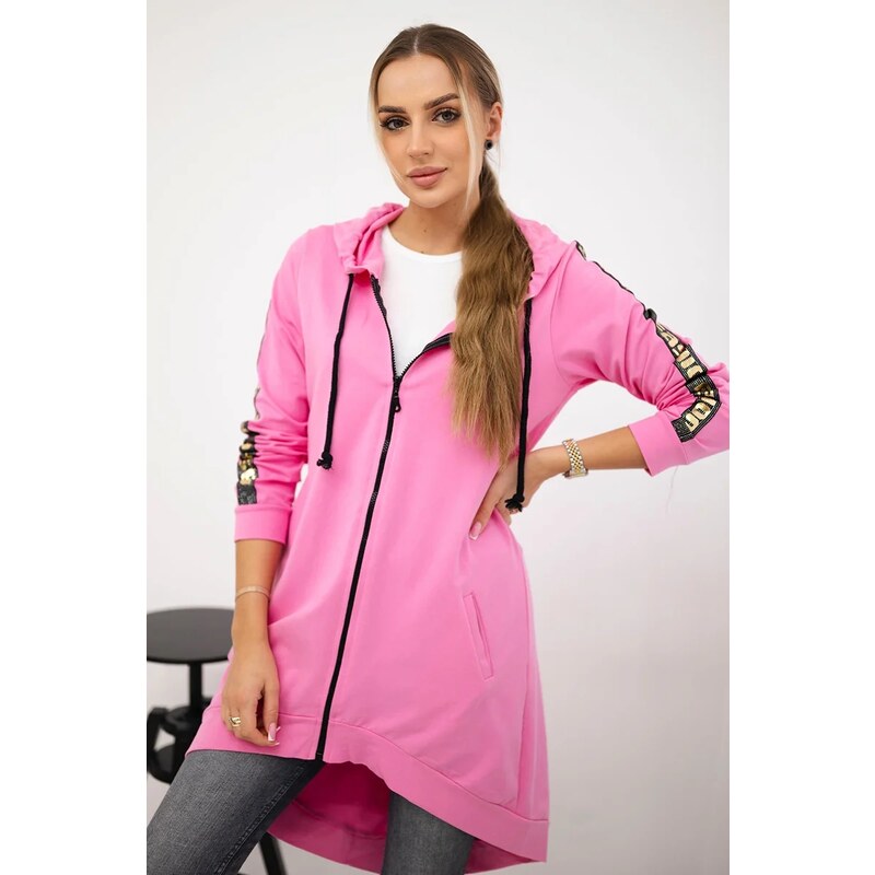 Kesi Sweatshirt with back zip light pink 60709458