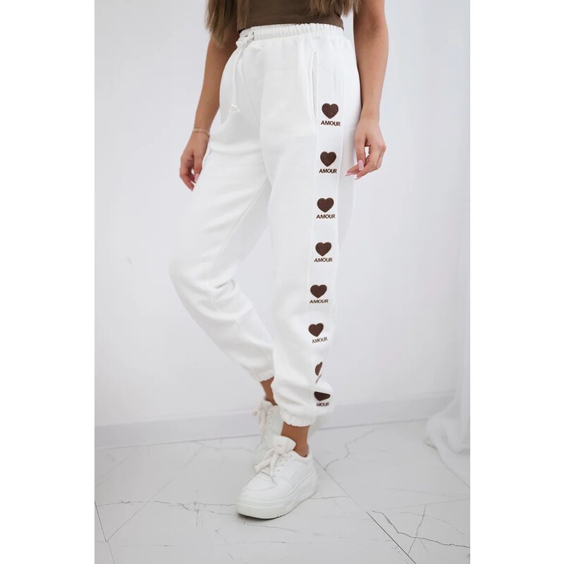 Kesi Cotton pants Amour ecru 60731175