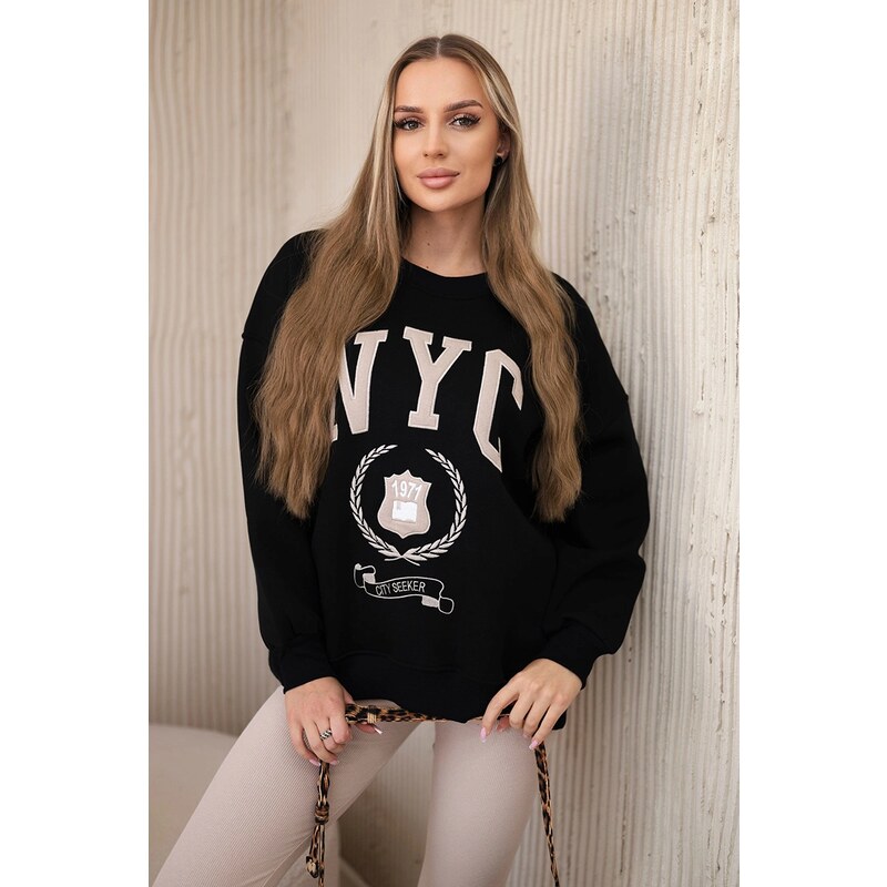 Kesi Cotton set insulated sweatshirt + leggings black 64785338