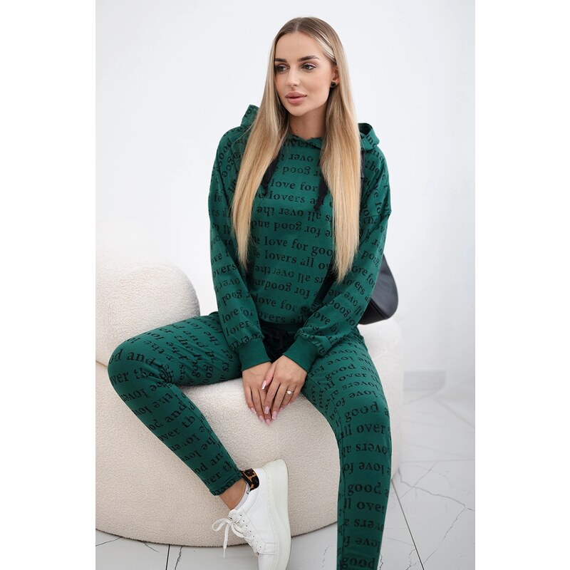 Kesi Set with green print 60731112