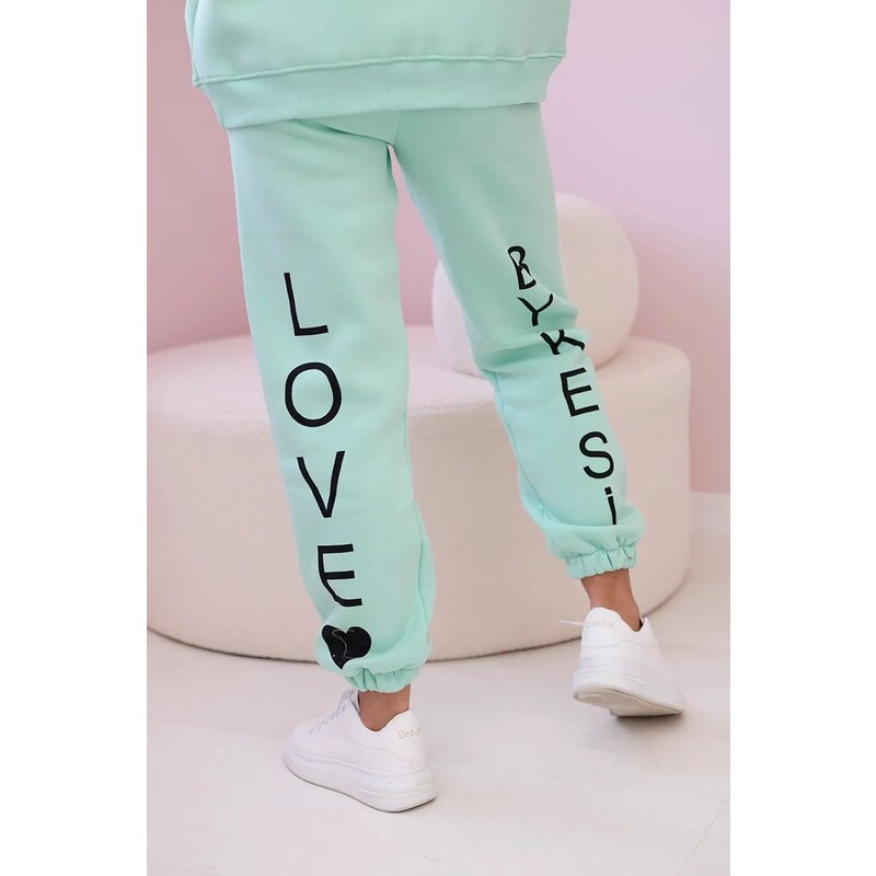 Kesi Cotton set with mint print 60730025