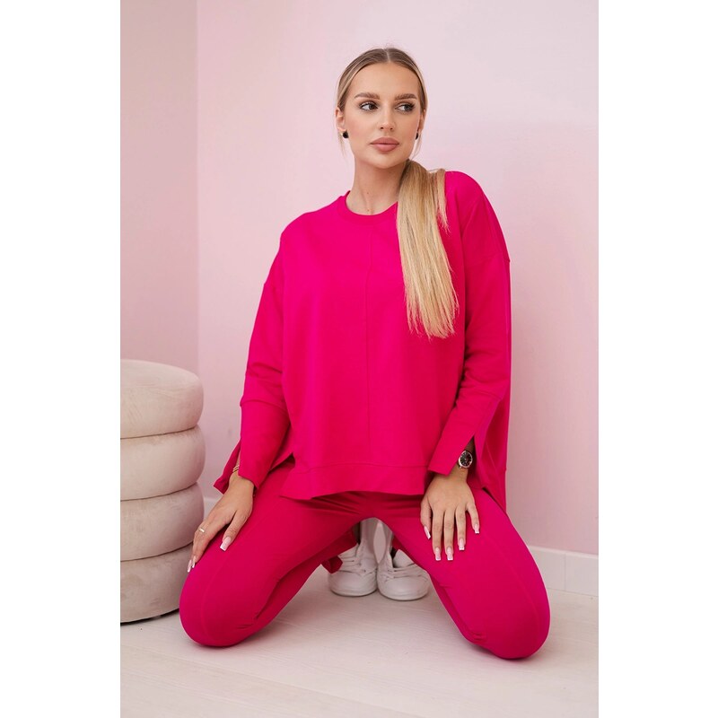 Kesi Complete with an oversized blouse in fuchsia color 64785419