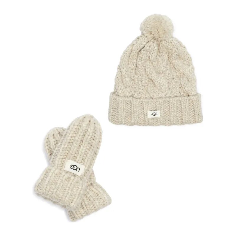 UGG Čiapka + rukavice | s prímesou vlny 60645649