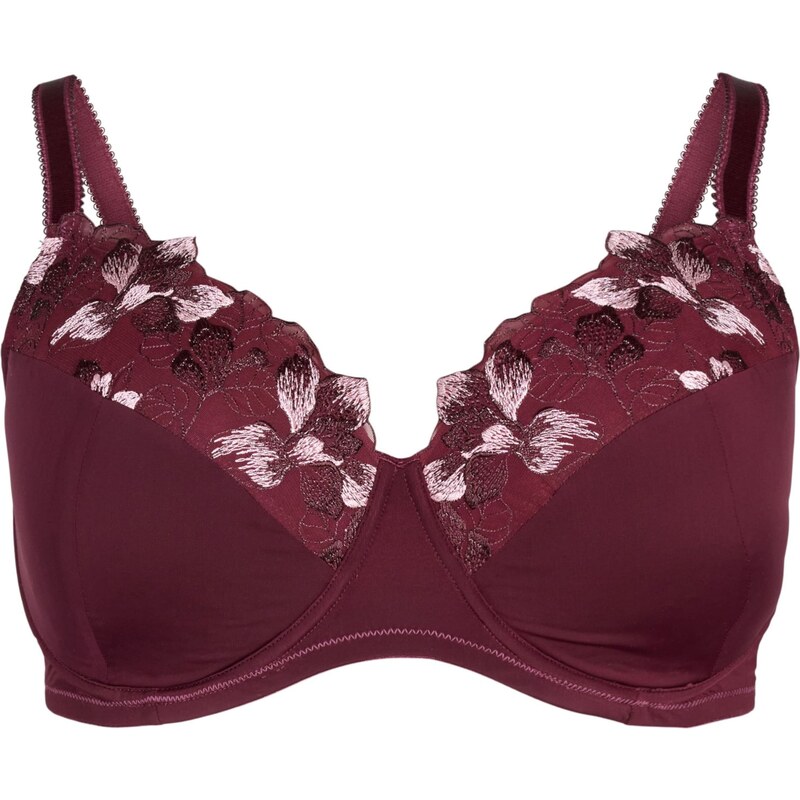 Devoted by Zizzi Podprsenka Ldita rosé / vínovo červená 62269701