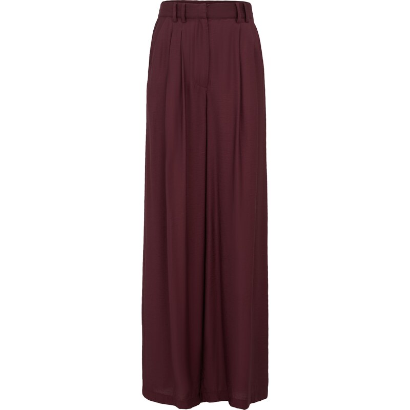 Guido Maria Kretschmer Women Plisované nohavice Finja gaštanová 60870184