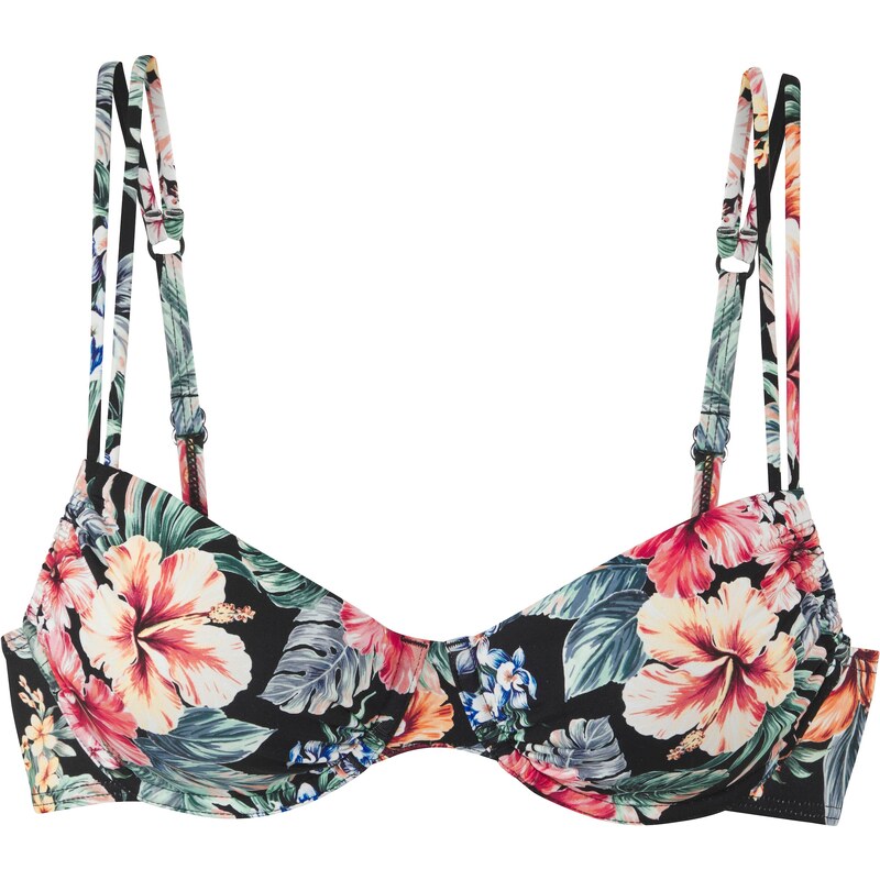 LASCANA Bikinový top zmiešané farby / čierna 60917261