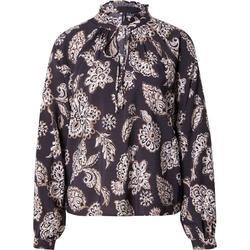 VERO MODA Blúzka VMJOSIE JOAN tmavošedá / antracitová / čierna / biela 63059708