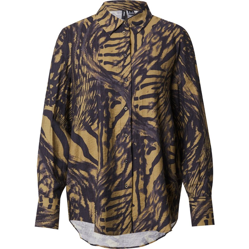 VERO MODA Blúzka VMJOSS IBEN antracitová / kaki 63150995