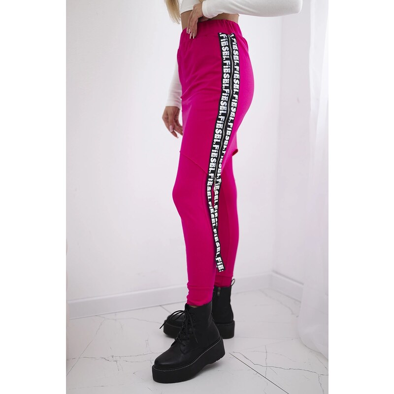 Kesi Pants/suit with fuchsia selfie lettering 60729925