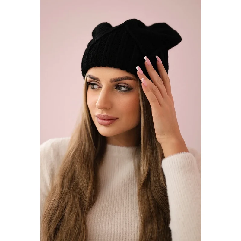 Kesi marka niezdefiniowana Dámska čiapka Liliana K375 čierna 60877205