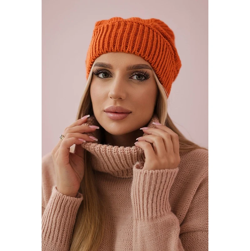 Kesi marka niezdefiniowana Dámska čiapka Ingrid K371 oranžová 60877291