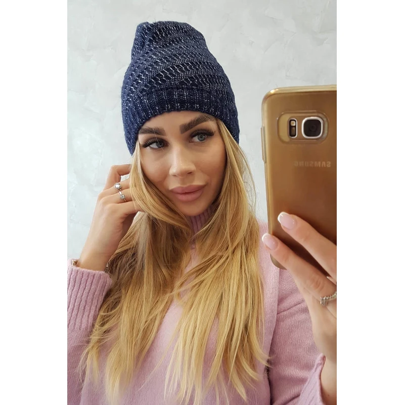 Kesi marka niezdefiniowana Čapica s fleece Berta K247 námornícka modrá 60877324