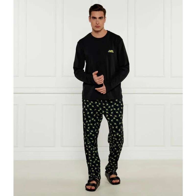 Hugo Bodywear Pyžamo Cinema Long Set | Relaxed fit 60866877