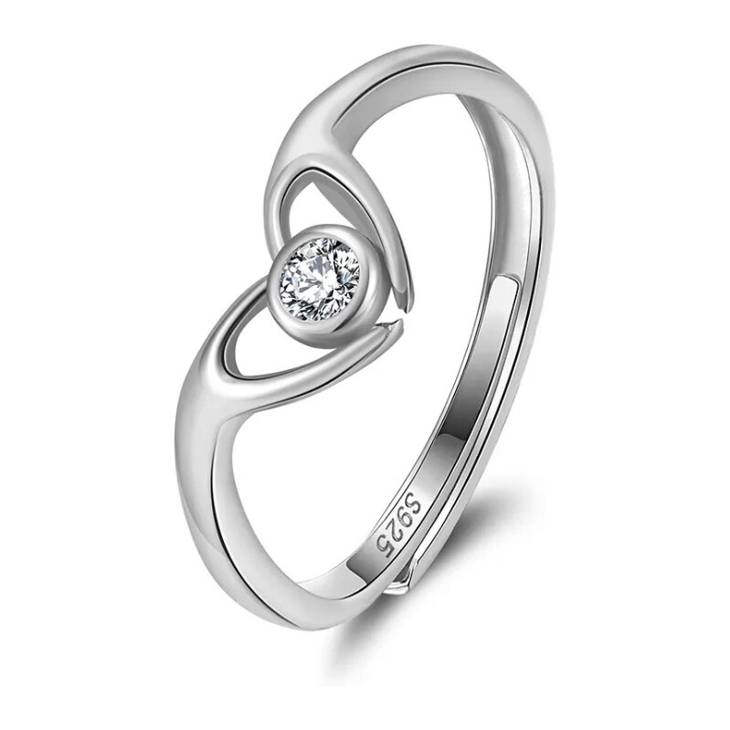 MAJYA Strieborný nastaviteľný prsteň ADELINE 11366 64582470