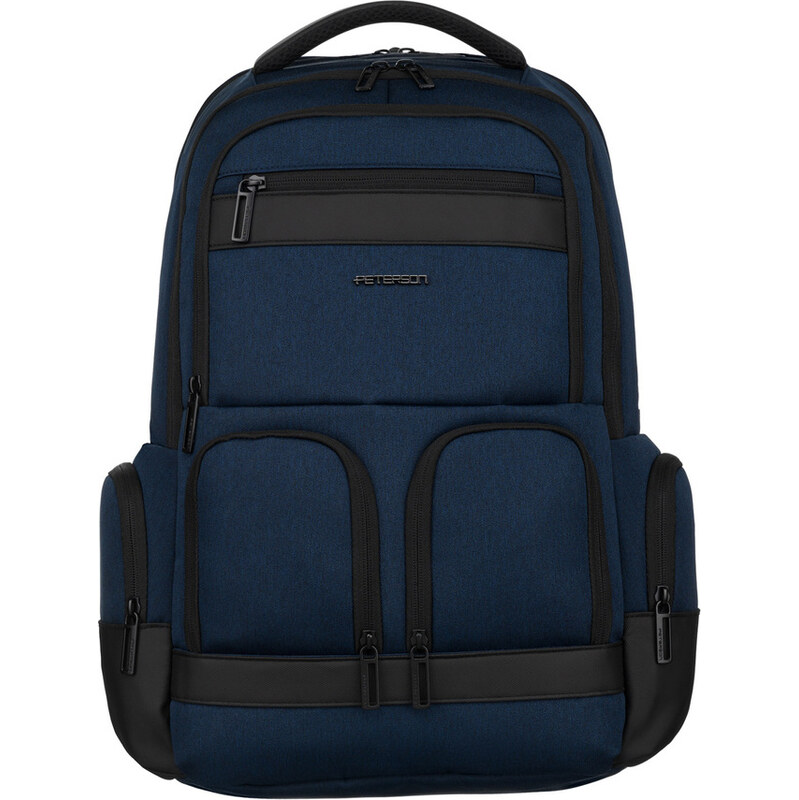 Peterson Veľký tmavomodrý cestovný batoh s vreckom na notebook PTN PTY 61532636