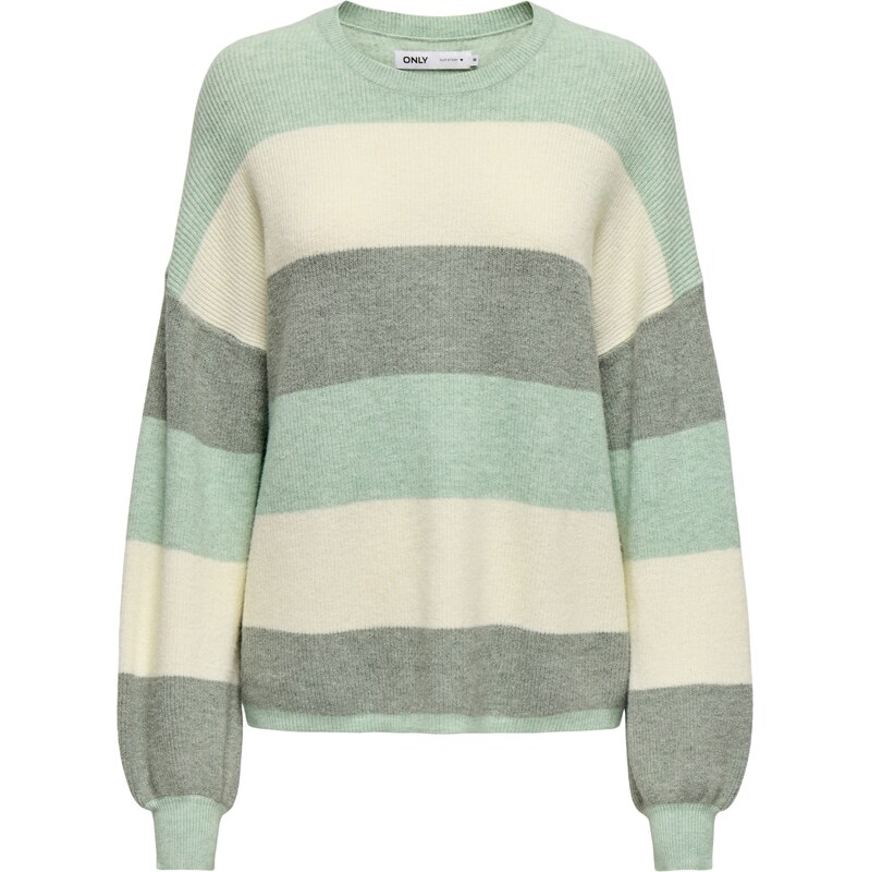 ONLY Sveter ONLAtia pastelovo žltá / pastelovo zelená / zelená 60918797