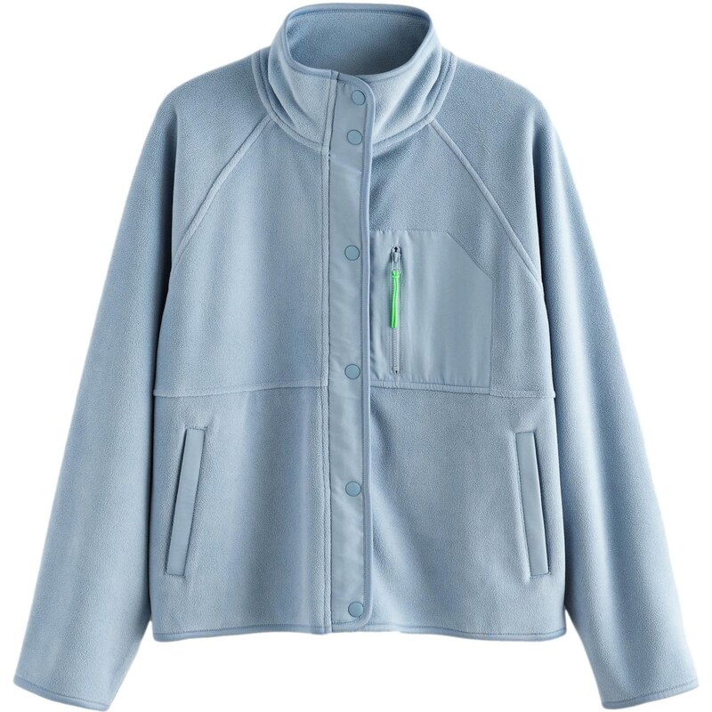 Next Flisová bunda modrá 60909292