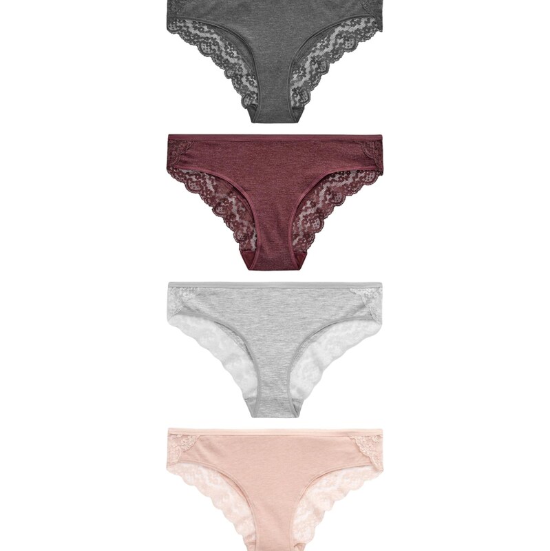 Next Nohavičky sivá / ružová / bordová 60909412