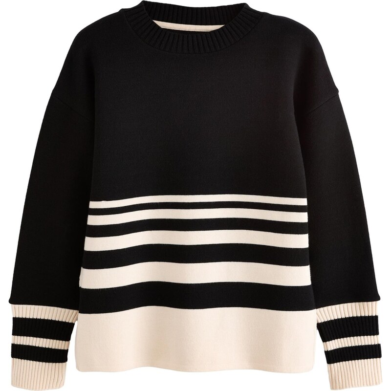 Next Sveter nebielená / čierna 60910111