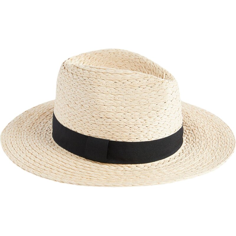 Next Klobúk Panama nebielená / čierna 60911209