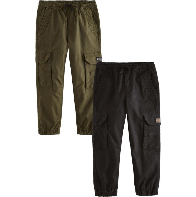 Next Nohavice olivová / čierna 60912399