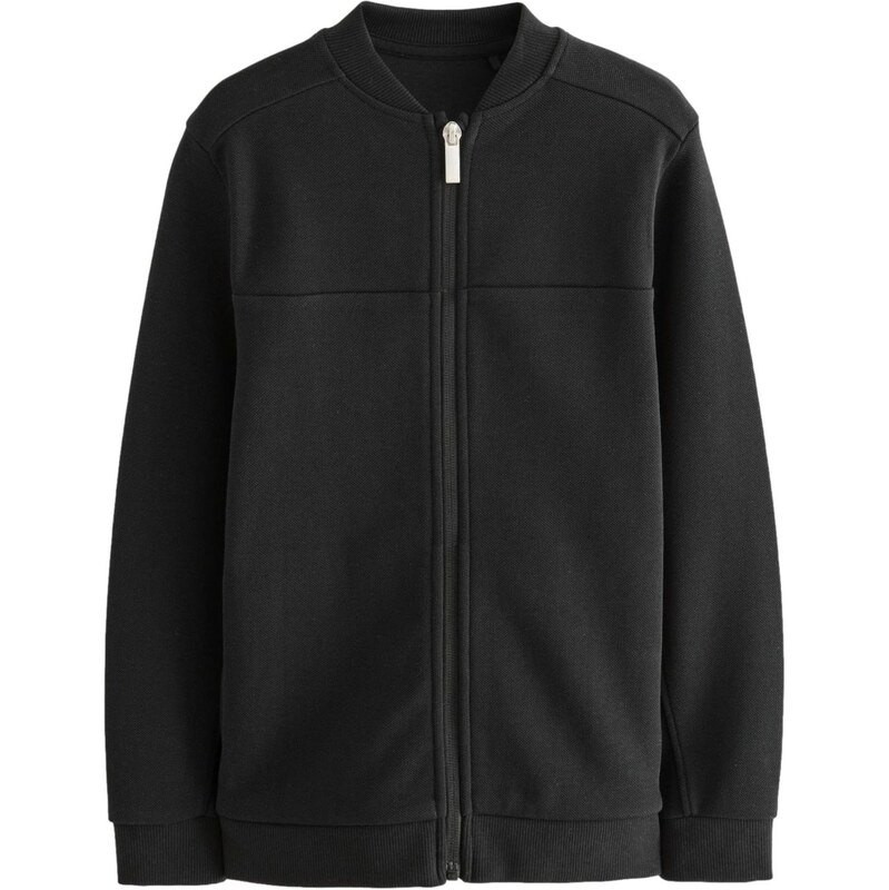 Next Tepláková bunda čierna 60912441