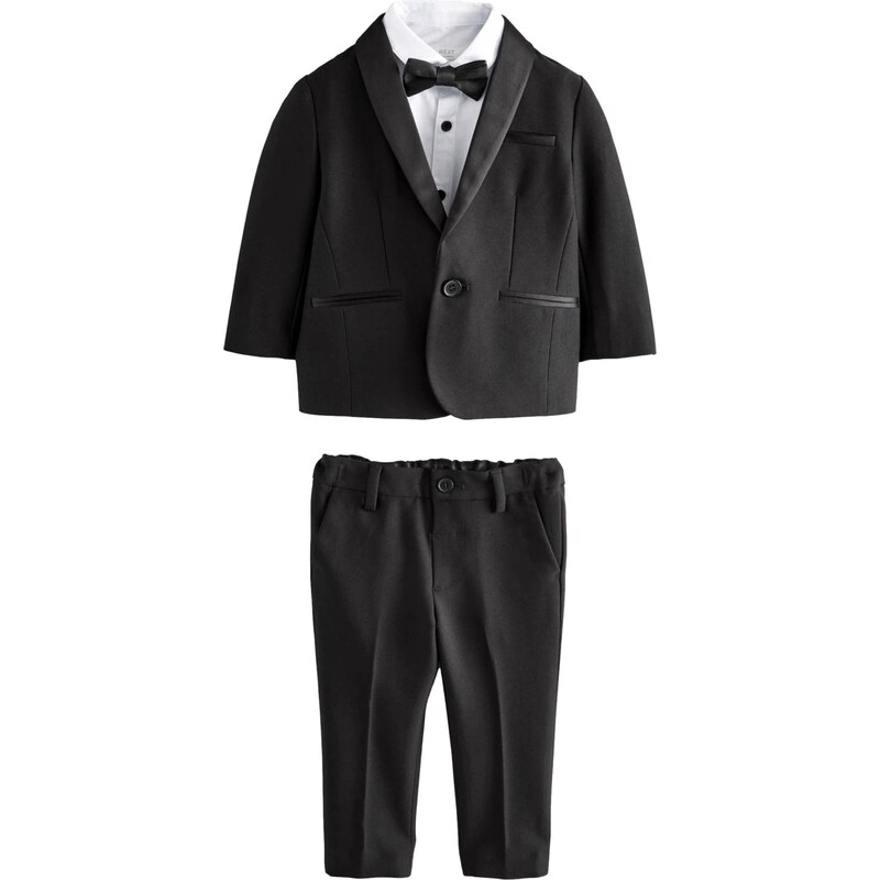 Next Oblek čierna / biela 60912676