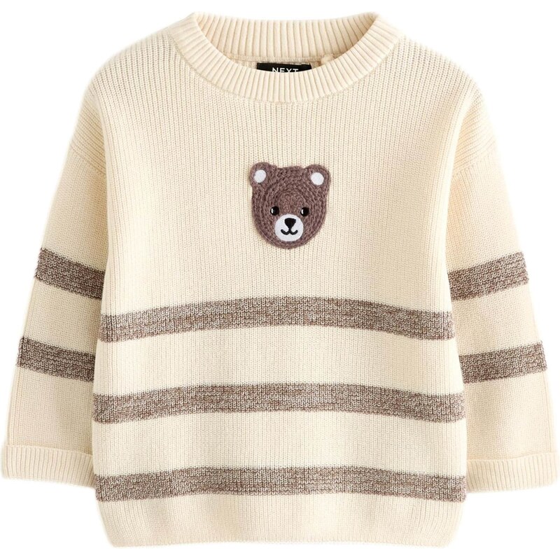 Next Sveter Bär béžová / hnedá 60912685