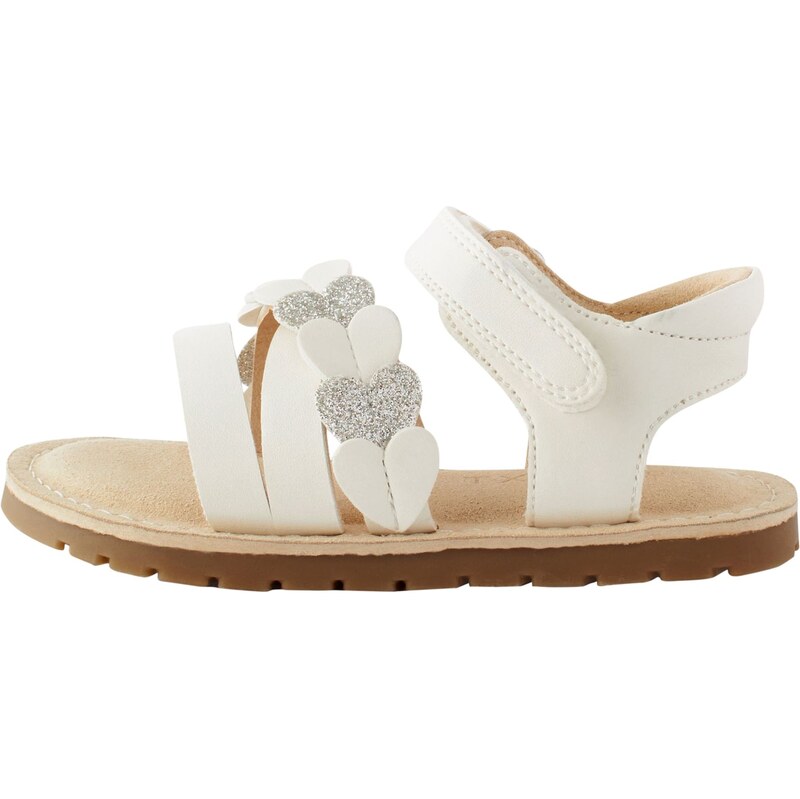 Next Sandále strieborná / biela 60913254