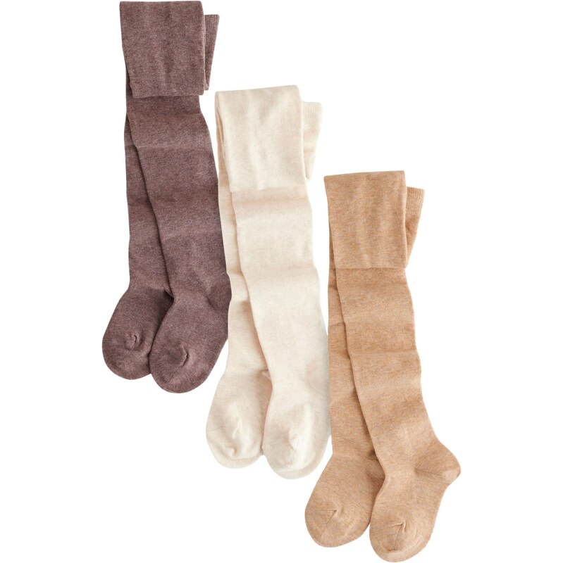 Next Pančuchy krémová / tmavobéžová / mokka 60913519