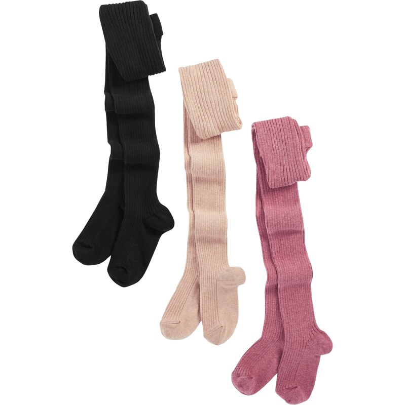 Next Pančuchy eozín / staroružová / čierna 60913590