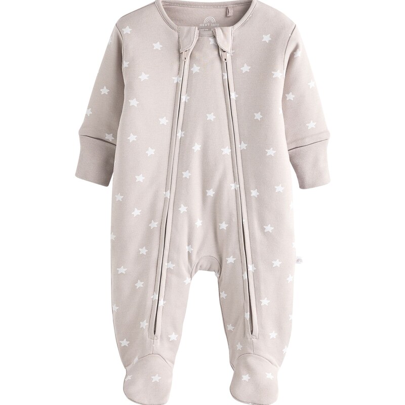 Next Pyžamo béžová / biela 62001866