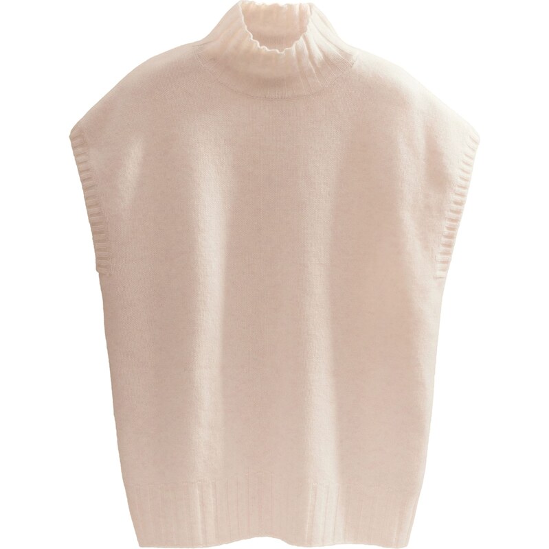 Next Sveter krémová 60913844