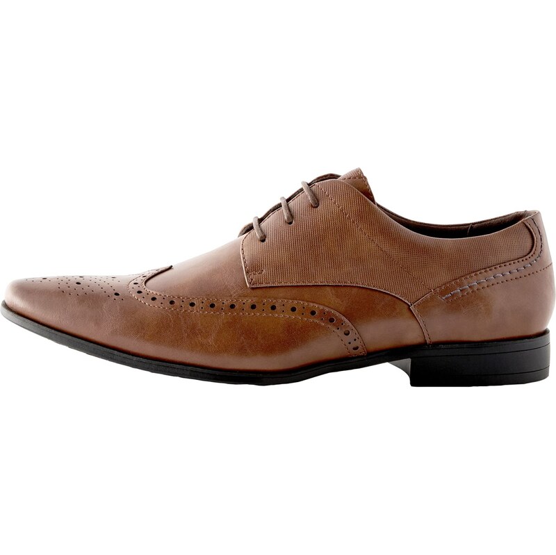 Next Šnurovacie topánky Brogues koňaková 60914932