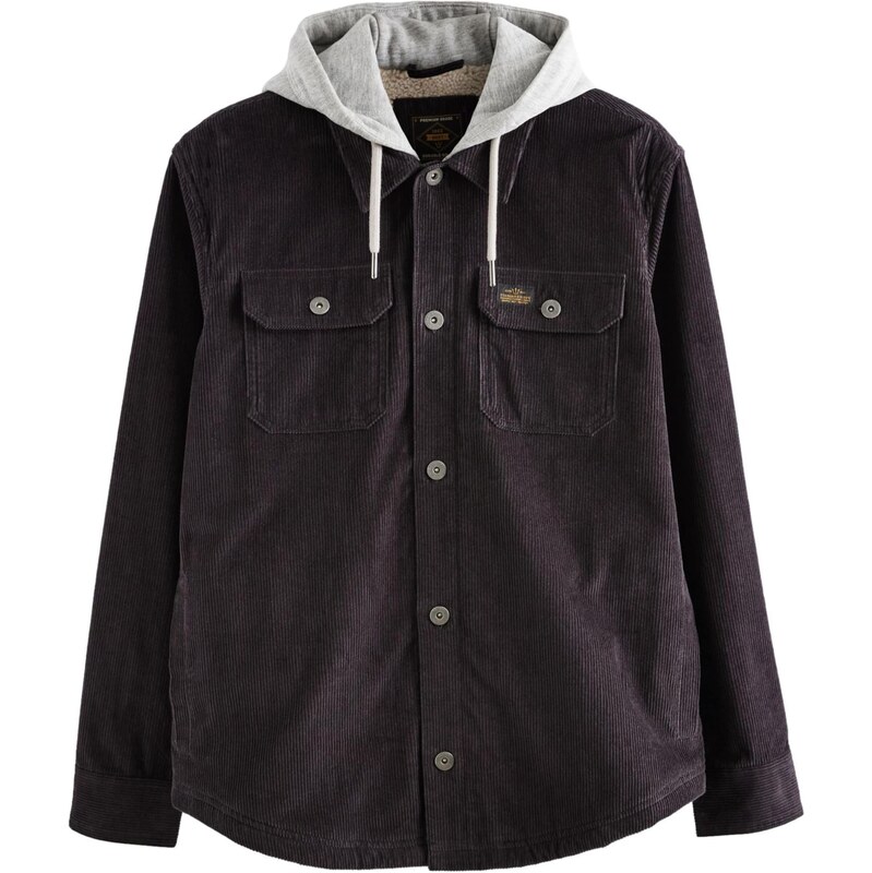 Next Prechodná bunda sivá melírovaná / čierna 60915187