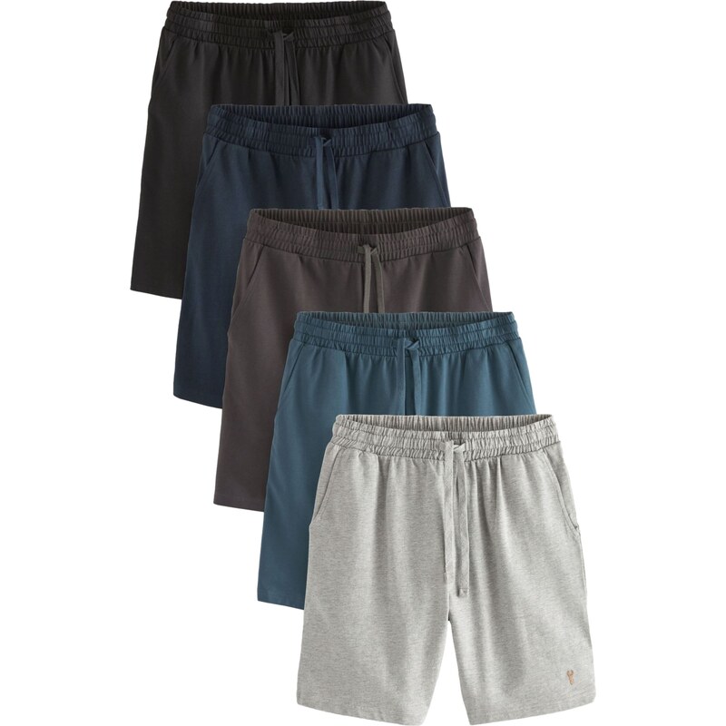 Next Pyžamové nohavice námornícka modrá / tmavosivá / sivá melírovaná 60915185