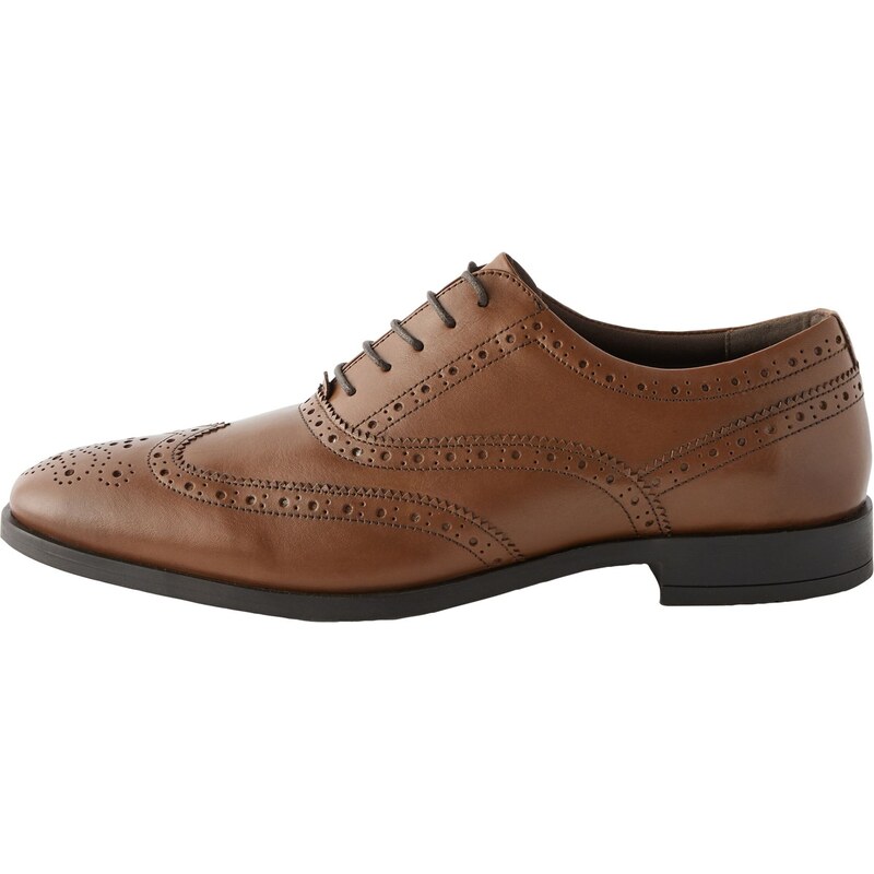 Next Šnurovacie topánky Oxford-Brogues hnedá 60916024