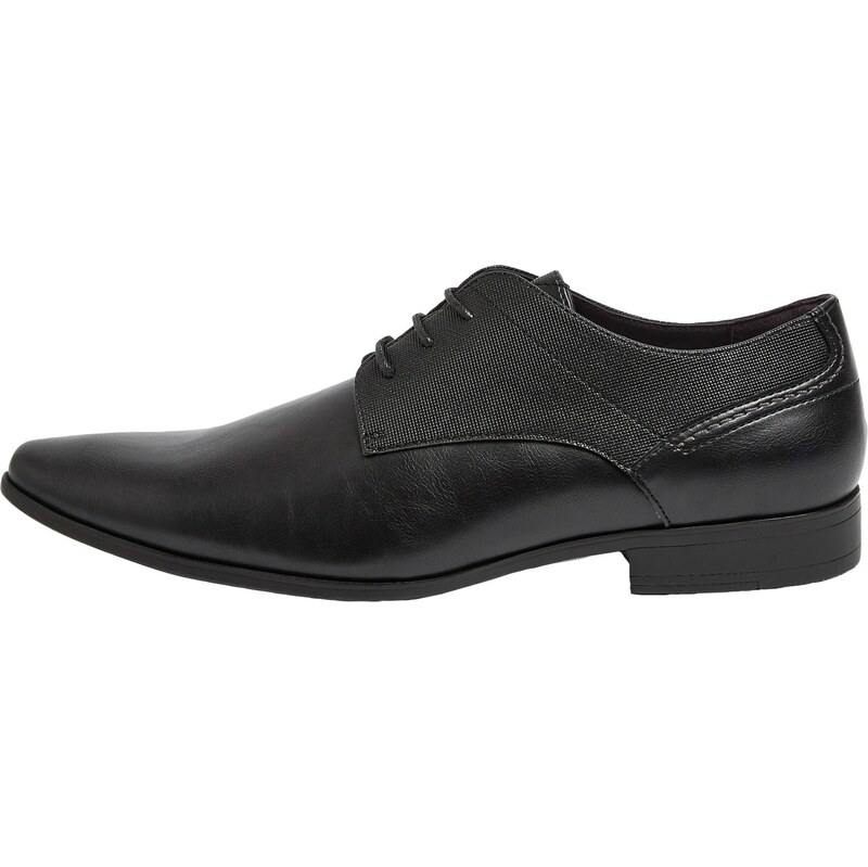 Next Šnurovacie topánky Derby čierna 60916137