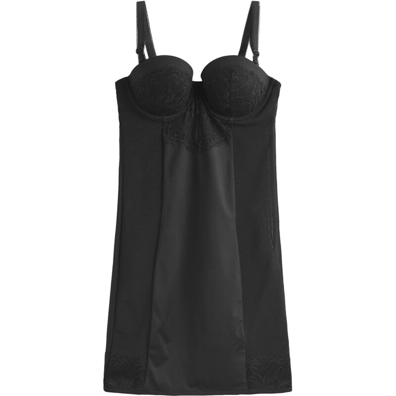 Next Korzetové šaty čierna 60916175