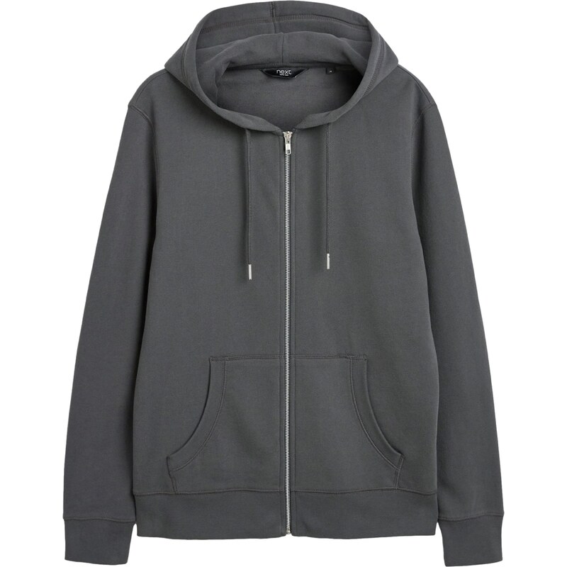 Next Tepláková bunda tmavosivá 60916184