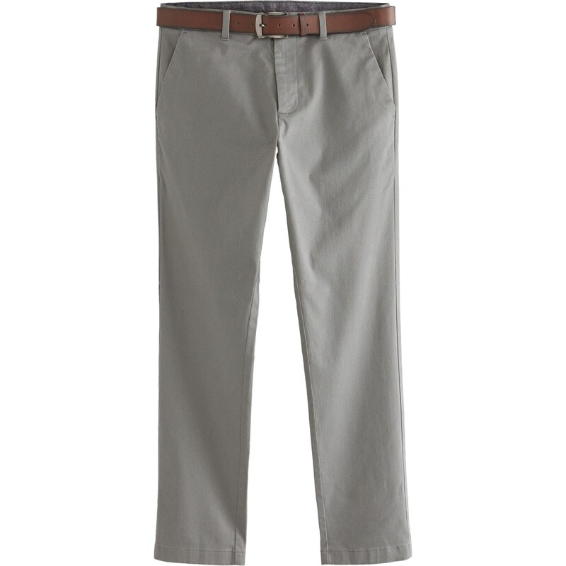 Next Chino nohavice sivá / zelená 60916187