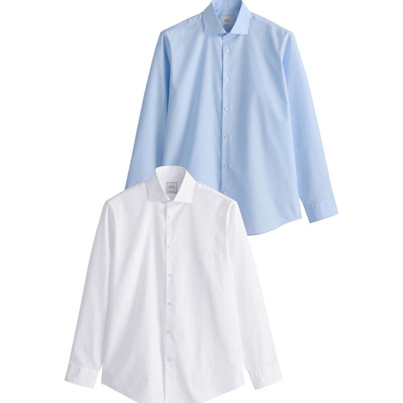 Next Košeľa svetlomodrá / biela 60916375
