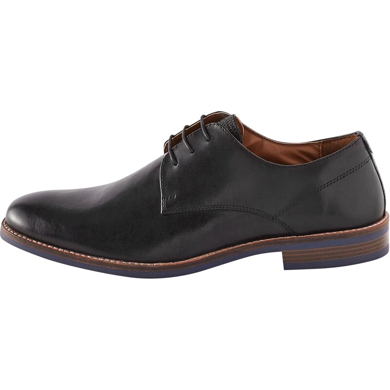 Next Šnurovacie topánky Derby čierna 60916554