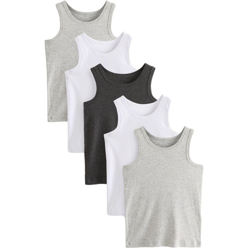 Next Tielko tmavosivá / sivá melírovaná / biela 60917361