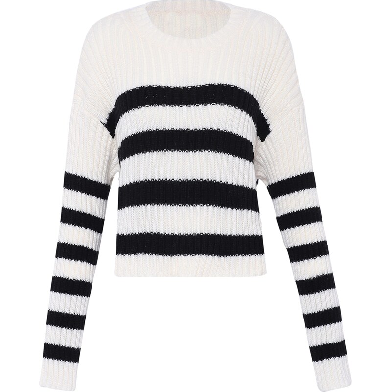 MYMO Sveter čierna / biela 63146378